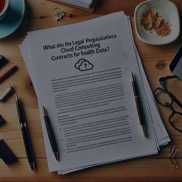 Quelles sont les particularités juridiques des contrats de cloud computing pour les données de santé?